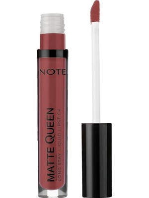 Note Cosmetics Matte Queen Lipstick 22 Etheral Taupe Kalıcı Likit Ruj, Kahverengi