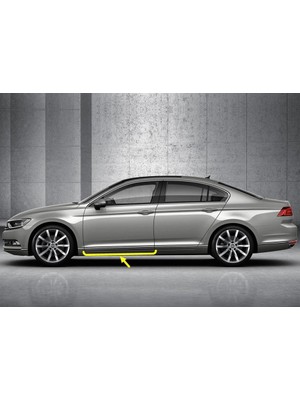 Die Grup Sol Ön Kapı Bandı Çıtası Kromaj 3G0853331A Vw Passat B8 ile Uyumlu 2015-2019