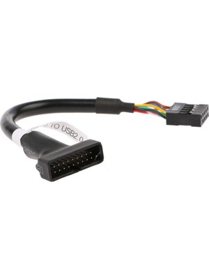 Alfais AL-4584 9 Pin USB 2.0 Dişi - 19 Pin USB 3.0 Erkek Çevirici Dönüştürücü Adaptör Kablosu