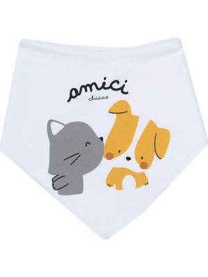 Die Grup Chicco Unisex Çocuk Mama Önlüğü, Beyaz, Os