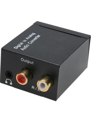 5057 Dijital To Analog 3.5mm Optik Ses Tos Çevirici Dönüştürücü Adaptör