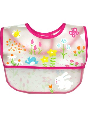 Die Grup Green Sprouts I Play Baby 101361-251-25 Mama Önlüğü (Pembe, 9-18 Ay)