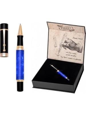 Piguet Genève Suisse Piguet Genève – Lüks ve Ergonomik Dolma Kalem & Tükenmez Kalem – Taurus Serisi – Alman M Uç, Altın K