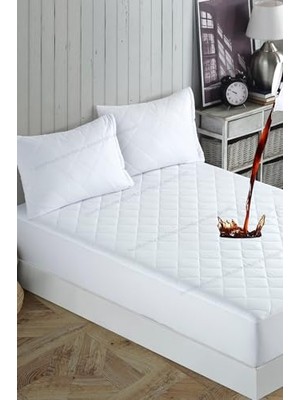 Esranın Dünyası Formeya Adelya Mikrofiber Kapitone Fitted Full Kenar Su Sıvı Geçirmez Yatak Koruyucu Alez (90 x 190)