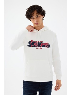 Hakay Loft Erkek Weatshirt LF2041912,BEYAZ M