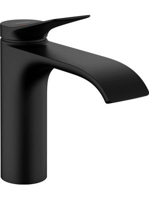 Hakay Hansgrohe Vivenis Modern 1 Kulplu 1 Delikli 7 Inç Uzun Banyo Lavabo Bataryası Mat Siyah, 75020671