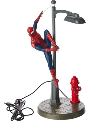 Die Grup Paladone Spiderman Lamba, Örümcek Masa Lambası Lisanslı Marvel Comics Merchandise