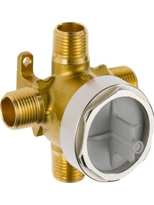 Hakay Delta Faucet R11000 3 Ayar ve 6 Ayar Özel Duş Yönlendirici Vana Kiti, Delta Duş Trim Kitleri Için Kaba Kit, Pirinç Yapı, R11000