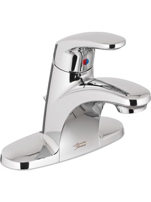 Hakay American Standard 7075000.002 Colony Pro Metal Drenajlı Tek Saplı Banyo Bataryası, 1.2 Gpm, Parlak Krom