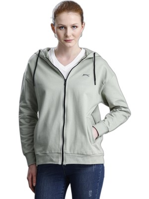 Hakay Slazenger Kathleena In Kadın Oversıze Nane Sweatshırt