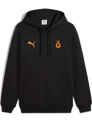 Hakay Puma Galatasaray Ftblessentıals Erkek Kapüşonlu Sweatshırt, Puma Black, Xl