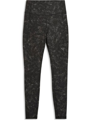 Hakay Puma W Cloudspun Tight Aop- Hw Fl Kadın Tayt, Puma Black, L