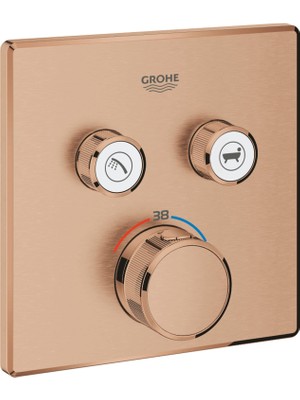 Hakay Grohe Grohtherm Smartcontrol Serisi 15,8 x 4,3 x 15,8 cm Fırçalanmış Bakır Rengi (Referans: 29124DL0)