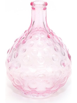 Die Grup Pembe Bubble Cam Vazo (15 Cm)