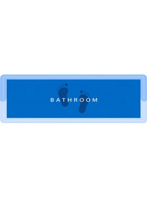 Die Grup Promosyonca Banyo Paspası, 40X100 Cm, Kaymaz Taban (Model-1)