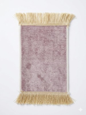 Die Grup Bybars El Yapımı Osmanlı Desenli Mini Kilim 20X33 cm – Dekoratif Masa Üstü Kilim – Türk Motifli Geleneksel Ev Dekoru – Püsküllü Vintage Mini Halı (Pembe Huzur 10)