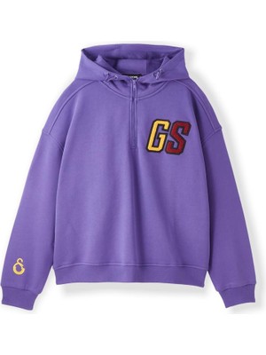 Hakay Galatasaray Kadın Yarım Zip Hoodie K252107