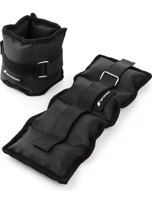 Hakay Sporsıze Ayak Bileği Ağırlıkları – 0.5kg, 1kg, 1.5kg, 2kg, 2.5kg, 3kg, 4kg, 5kg – Ayarlanabilir Kayışlı, Mavi & Siyah, Yürüyüş, Fitness ve Evde Antrenman Için (Siyah, 1 Kg)