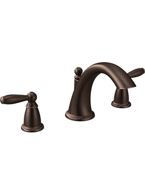 Hakay Moen T4943BN Brantford 2-Handle Deck Mount Roman Tub Faucet Trim Kit Without Valve, Brushed Nickel