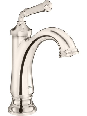 Hakay American Standard 7052107.013, Delancey Tek Delikli Tek Kolu Banyo Bataryası 1.2 Gpm, Parlak Nikel