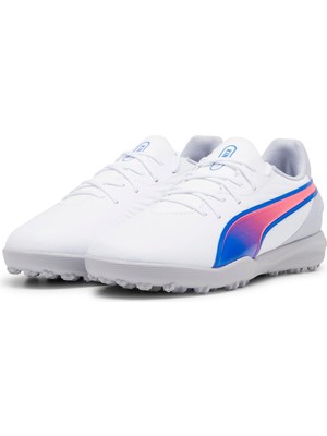 Hakay Puma King Match Tt Jr Üniseks Çocuk Spor Ayakkabısı, Mavi, 23.0 cm
