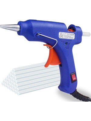 Hakay Orret Home 20W Ince Silikon Tabancası – 10 Adet 7 mm Silikon Çubuğu Dahil, Hızlı Isınan Mini Sıcak Silikon Tabancası, El Işi, Tamir, Hobi ve Dıy Çalışmaları Için Ince Uçlu Yapıştırıcı Tabancası