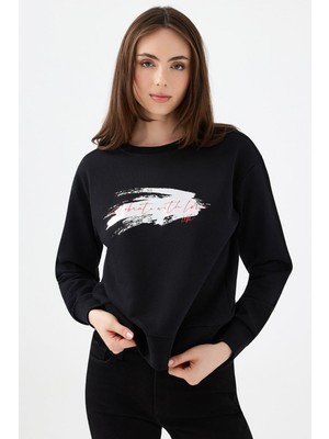 Hakay Loft Kadın Weatshirt,siyah S,8683504465425