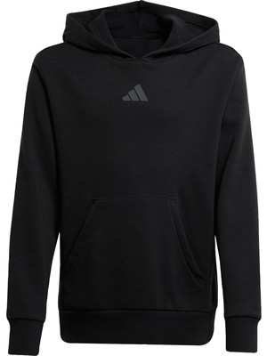 Hakay Adidas Unisex Çocuk J Smı Hoodıe Sweatshirt Black/byello 7-8A