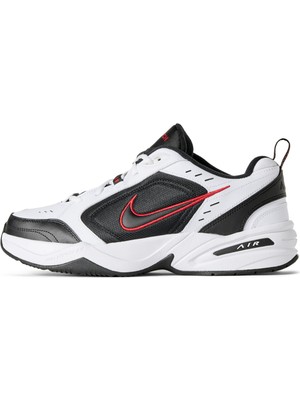 Hakay Nike Air Monarch Iv Erkek Spor Ayakkabısı, Beyaz Siyah Varsity Kırmızı, 45 Eu