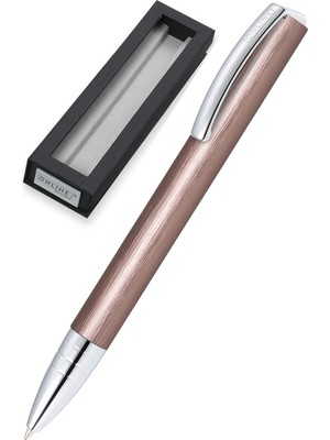 Hakay Online Döndürmeli Tükenmez Kalem Vision Smokey Rose Internat. Büyük Hacimli Uç Çizgi Kalınlığı M (Orta), Yazı Rengi Siyah, Tükenmez Kalem Yüksek Kaliteli Hediye Kutusunda | Renk: Pembe Altın, 36113