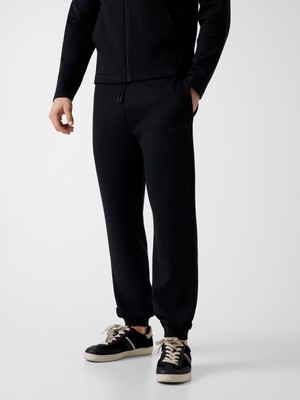 Hakay Guess Erkek Aktif Scuba Jogger Fit Eşofman Altı, Siyah, L Beden
