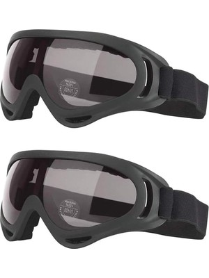 Hakay Aputue Kayak Snowboard Gözlüğü, 2 Adet Outdoor Spor Gözlüğü, Tpu Çerçeveli ve Pc Lensli Kar Gözlüğü, Ayarlanabilir Uv Koruma Kum Geçirmez Gözlük, Erkek Kadın Genç Kullanıcılar Için