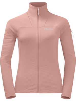 Hakay Jack Wolfskin 1710981_2919 Prelight Fz W Rose Dawn Kadın Polar Pembe S