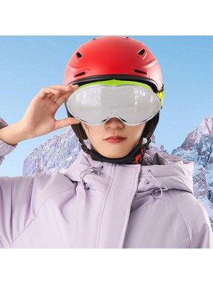 Hakay BADEM10 Bellasimo Çerçevesiz Kayak Gözlüğü Camı Lens Değiştirebilir Cam Antifog Güneş Kar Gözlük Camı Şeffaf