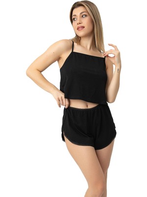 Hakay Doremi Şortlu Spor Takım Siyah Xl-Xxl