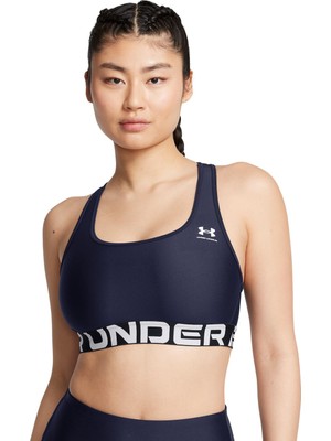 Die Grup Under Armour Ua Hg Mid Branded Kadın Bra Midnight Navy / / White Xs