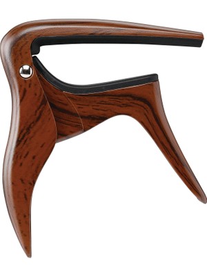 Hakay Ibanez Gitar Capo, Akustik Gitarlar ve Elektro Gitarlar Için. Tek Elle Kullanım, Ahşap Etkisi.
