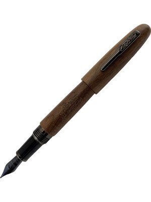 Hakay Conklin All American Golden Walnut Gunmetal Limited Edition Dolma Kalem F Uç