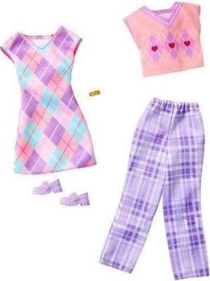 Hakay Barbie'nin Kıyafet Koleksiyonu 2'li Paketler GWF04-HYV06