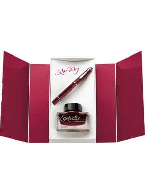 Hakay Pelikan GS-M205 Star Ruby Dolma Kalem Mürekkep Set B