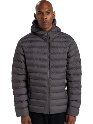 Hakay Kappa Erkek Logo Rına Mont, Brown, M