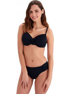 Hakay Ayyıldız Ayyıldız 40705 Toparlayıcı Bikini Siyah 46