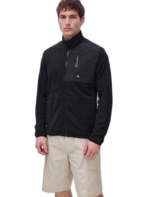 Hakay United Colors Of Benetton Erkek Giacca M/l 3I4AU500U Kapüşonsuz Svetşört, Siyah, M