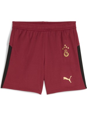 Hakay Puma Gsk Shorts Rep Jr W/b W/os Unisex Çocuk Şort, Team Regal Redpuma Team Gold, 13-14 Yaş