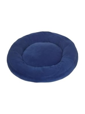 Esranın Dünyası Kedi ve Köpek Simit Yatağı 50 cm Çap Polar (Lacivert)