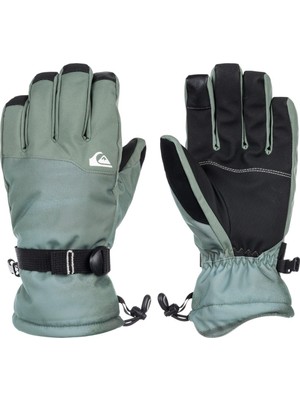 Hakay Quiksilver Erkek EQYHN03181 Mission Glove Break Off Laurel Wreath Eldiven, Yeşil, M