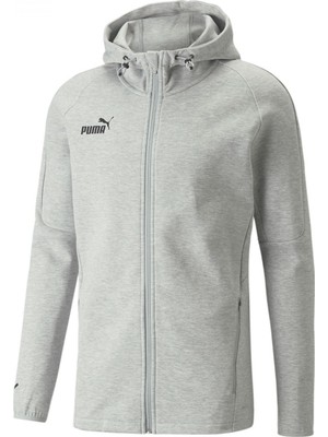 Hakay Puma Teamfınal Casuals Kapüşonlu Jkt Açık Gri Funda, L