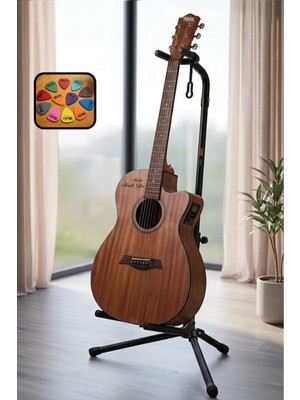 Hakay Lastvoice Portatif Demonte Gitar Standı Sehpası Pena Hediye (Gtr-01)
