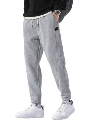 Hakay Erkek Eşofman Içi Polarlı Bağcıklı Bel Jogger Spor Fitness Eşofman Altı SPOR-ESF001