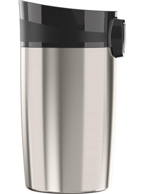 Hakay Sigg Miracle Brushed Termos Kupa (0,27 L), Zararlı Madde Içermeyen ve Yalıtımlı Kahve Kupası, Sızdırmaz Kahve Kupası, Paslanmaz Çelik Bardak, 1 Adet (Tekli Paket)